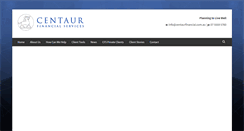 Desktop Screenshot of centaurfinancial.com.au
